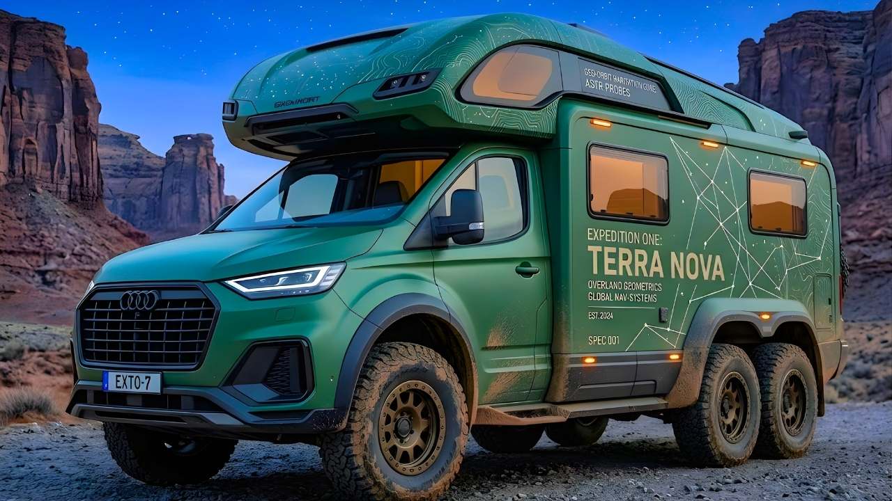 2026 Audi Camper Van With 600-Mile Range and 300 kWh Battery Redefines Luxury Electric Travel